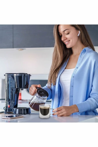 ARVALE 1 Adet Çift Cidarlı 240 ml Kahve Kupası | Isı Yalıtımlı Kahve Bardağı - Resim 4