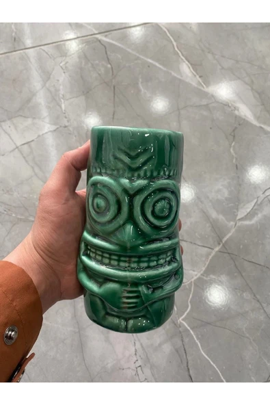 ARVALE Özel Tasarım 600 ml Tiki Kokteyl Ve Bira Bardağı Ve Meşrubat Bardağı