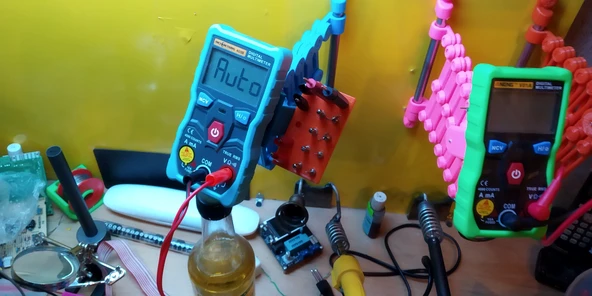 Byr3D Multimetre Problarının Tutucusu (Uçlar) 3D845449 Sadece Plastik Aparattır