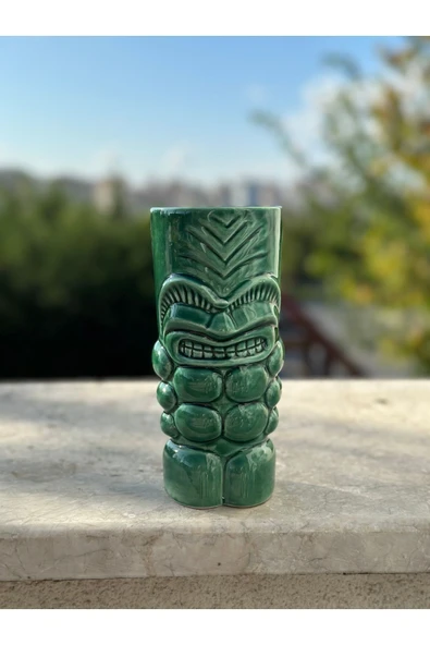 ARVALE Özel Tasarım Kaslı 600 ml Tiki Kokteyl Ve Bira Bardağı Ve Meşrubat Bardağı