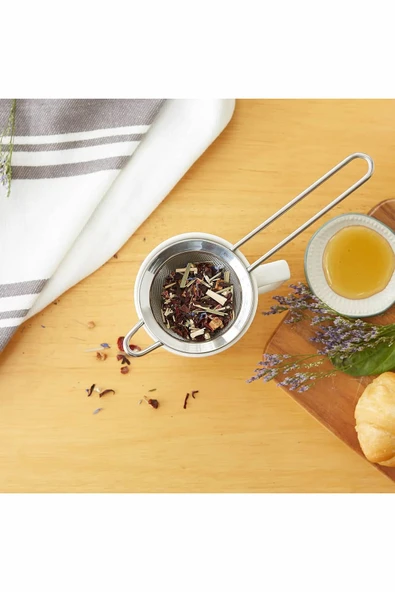 ARVALE 18 Cm Paslanmaz Çelik Mini Çay Süzgeci - 2