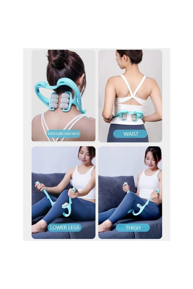 ARVALE Ağrı Giderici Drenaj Masaj Aleti Boyun Sırt Bel Ayak Omuz Masaj Aleti Unisex - 3