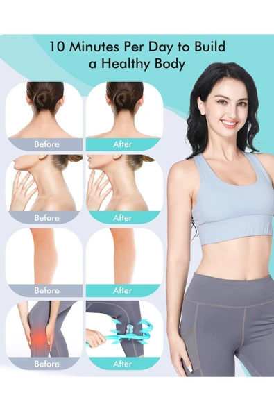 ARVALE Ağrı Giderici Drenaj Masaj Aleti Boyun Sırt Bel Ayak Omuz Masaj Aleti Unisex - 5