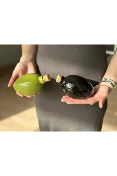 ARVALE 500 ML Özel Tasarım Tarz Yağdanlık Yağlık Mantar Kafalı Sirkelik - 1 ADET - 3