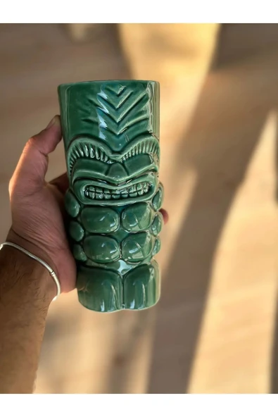 ARVALE Özel Tasarım 650 ml Vazo Ve Kupa Bardak Tiki Kokteyl Ve Bira Bardağı Ve Meşrubat Bardağı