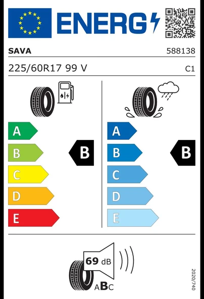 Sava 225/60R17 99V Intensa SUV 2 Oto Yaz Lastiği (Üretim: 2025) - 2