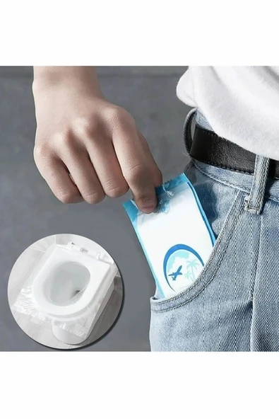 ARVALE 50 Adet Hijyenik Kullan-at Klozet Poşeti - Resim 2