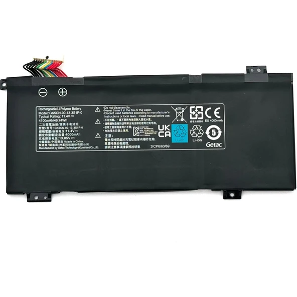 Monster Tulpar T5 V20.1.1 Notebook GK5CN-03-13-3S1P-0 Batarya Pil – Yüksek Performanslı, Uzun Ömürlü, Orijinal Uyumlu Güç Kaynağı - 2