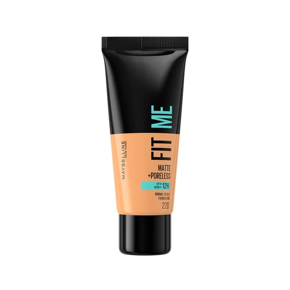 Maybelline Fit Me Fondöten Matte Poreless Fondöten 220 Natural Beige