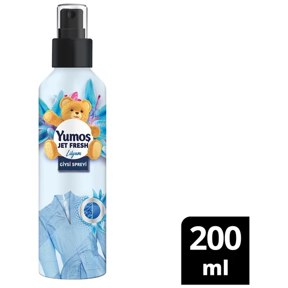 Yumoş Jet Fresh Ütü Etkisi Giysi Spreyi Lilyum 200 ml