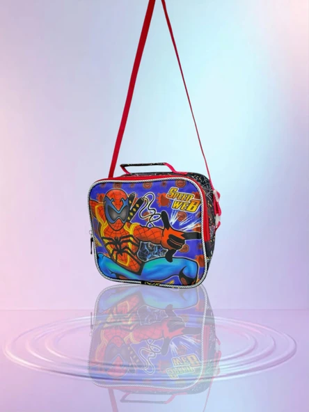 Relaxion Simli Örümcek Adam Desenli Thermal Beslenme Çantası 3323-2 - 3