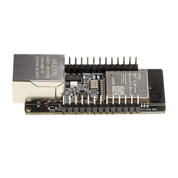 ESP32-ETH01 Ethernet to Wifi / Bluetooth Çevirici Gateway Modül  Embedded Serial Port Kablosuz Haberleşme Kartı WT32-ETH01 - Resim 2