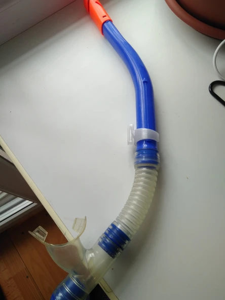 Byr3D Şnorkel Tüpüne Gözlük/Maske Takma 3D845716 Sadece Plastik Aparattır
