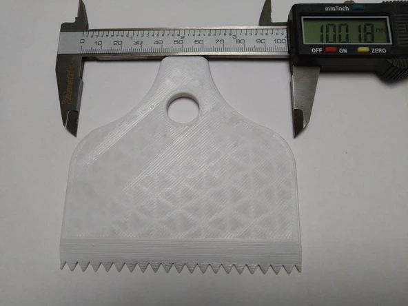 Byr3D Çentikli Spatula 100 Mm, Diş 5 Mm 3D846669 Sadece Plastik Aparattır - Resim 2