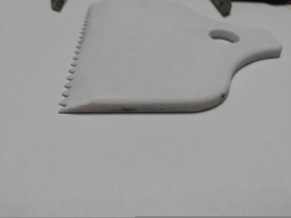 Byr3D Çentikli Spatula 100 Mm, Diş 5 Mm 3D846669 Sadece Plastik Aparattır - Resim 3