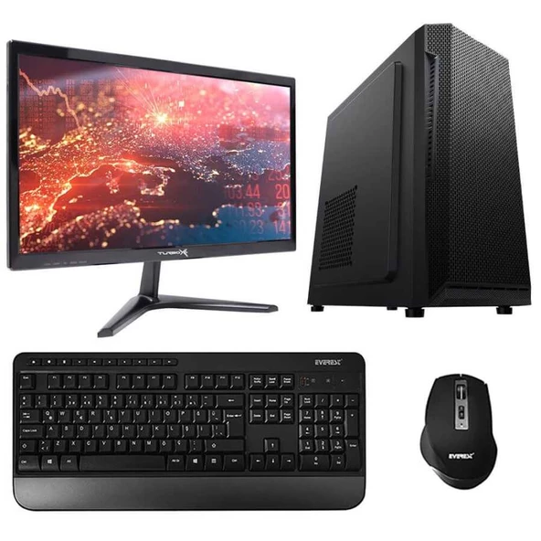 Turbox Tx875 i5 3470 8GB Ram 256GB SSD 21.5 inç Monitör Masaüstü Bilgisayar