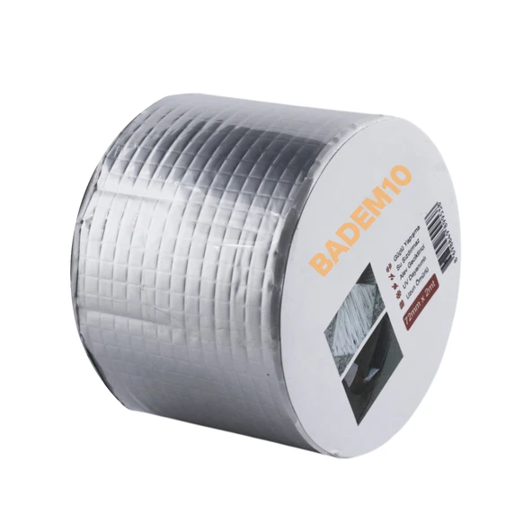 İzolasyon Ses Su Yalıtım Tamir Çamur Bant Çatı Sakız Bandı Gri 72 mm x 2 Metre 3 Adet - 5