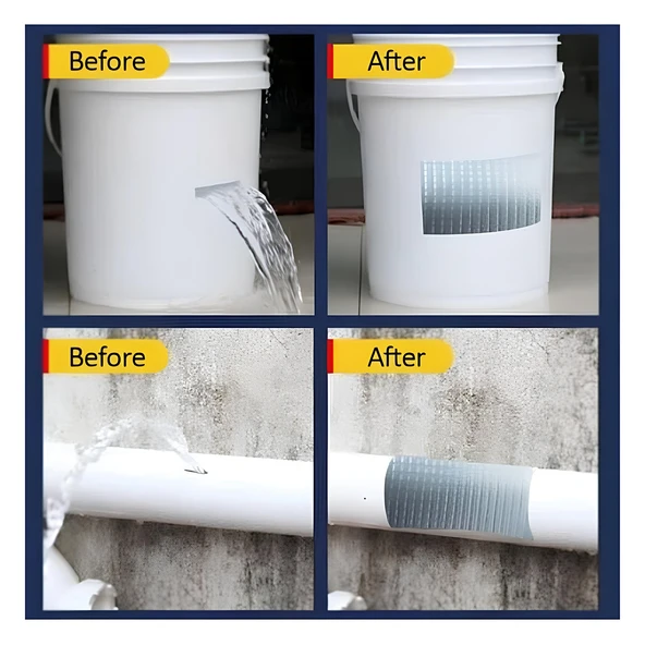 İzolasyon Ses Su Yalıtım Tamir Çamur Bant Çatı Sakız Bandı Gri 72 mm x 2 Metre 3 Adet - 3