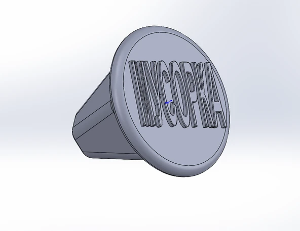 Byr3D Üzerinde (Çöp Kutusu) Yazan Dolap Kulpu 3D850109 Sadece Plastik Aparattır - Resim 2