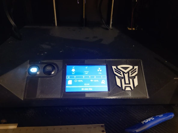 Byr3D Uçan Ayı Hayaleti 5 Için Ön Panel 3D850964 Sadece Plastik Aparattır