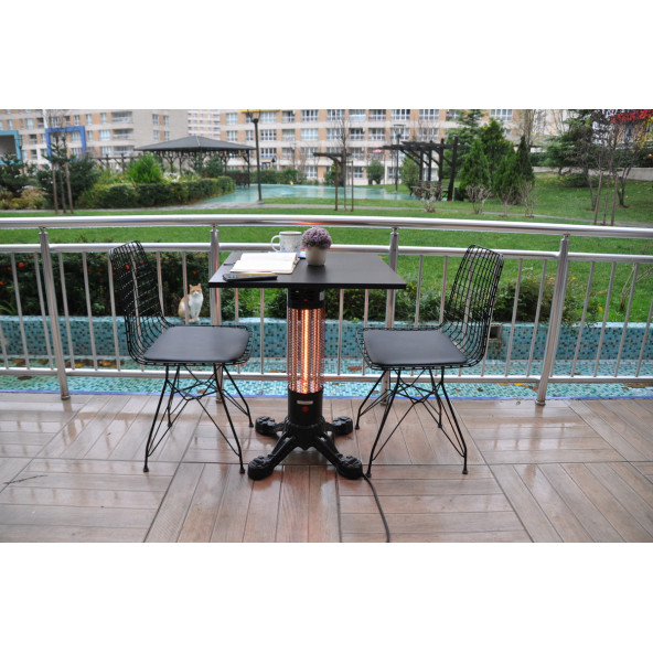 Hottable Tekno 1500 W Infrared Isıtıcılı Masa - 3
