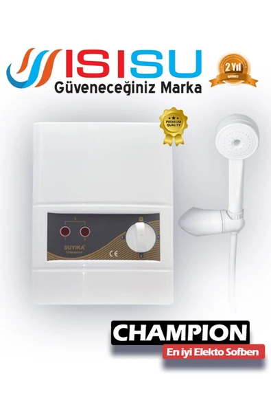 SUYIKA Champıon Elektrikli Banyo Şofbeni 7500w
