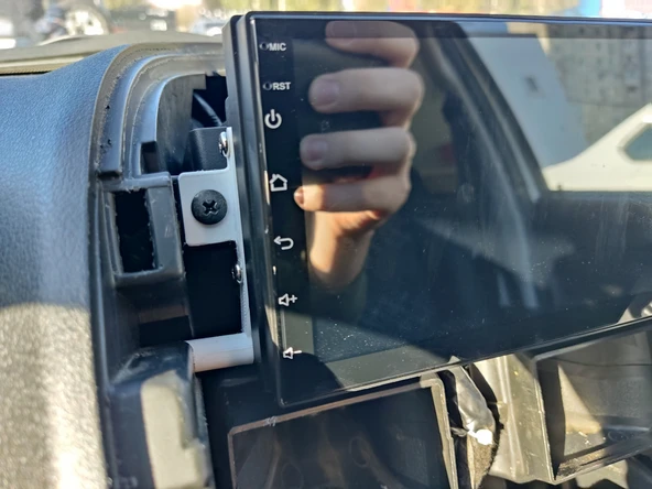 Byr3D Lada Kalina/Priora Için Ekiy Kk5 Radyo Montajı 3D855639 Sadece Plastik Aparattır