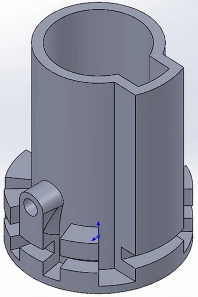 Byr3D Otomatik Şemsiye Detayı. 3D860105 Sadece Plastik Aparattır