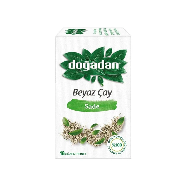 Doğadan Beyaz Çay Sade 28 g 18' li ürün görseli