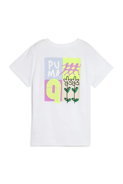 Puma 526553 02 Graphics Running Illustratio Kadın T-shirt - 2
