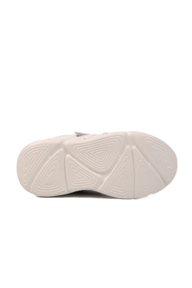 Aspor Beyaz Işıklı Cırtlı Unisex Çocuk Spor Ayakkabı - 5