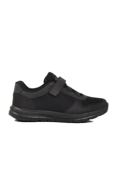 Aspor Siyah Cırtlı Unisex Spor Ayakkabı