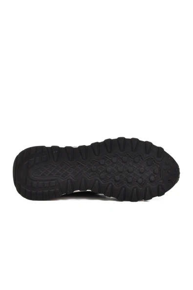 Walkway Siyah Beyaz Fileli Hafif Erkek Spor Ayakkabı - 5