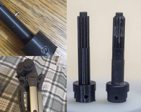 Byr3D Kıta A1 Tripod Donanımı 3D856209 Sadece Plastik Aparattır - Resim 2