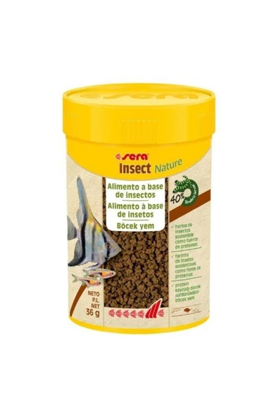 Sera Balık Yemi Insect Nature 100 Ml 36 Gr