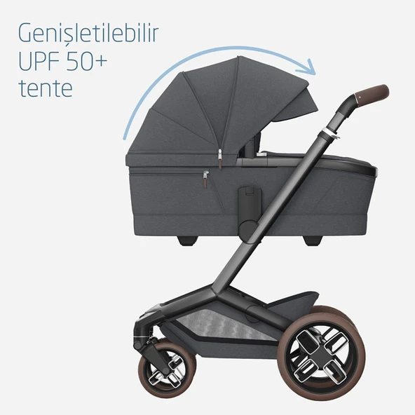 Maxi-Cosi Fame Yatış Pozisyonu Ayarlanabilir Ekstra Geniş 0-9 kg Portbebe Twillic Graphite - 5