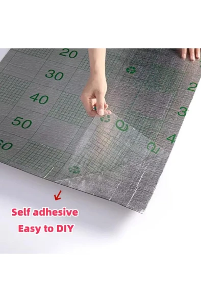 Renkli Duvarlar 60cm x 280cm 1 Adet Kendinden Yapışkanlı Açık Kahverengi Lambiri Desenli Duvar Paneli Kağıdı YG005 - Resim 5