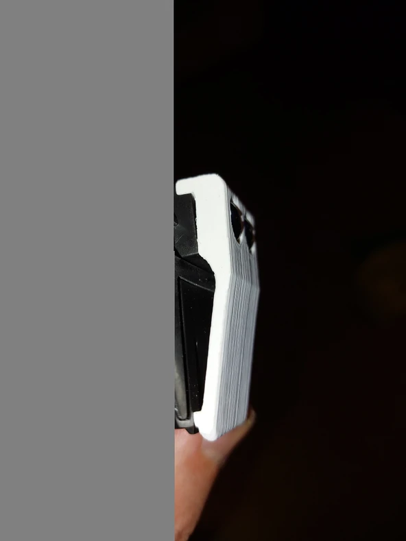 Byr3D V4/V6 Kaskı Için Radyo Montaj Platformundan Elbise Klipsi. 3D855464 Sadece Plastik Aparattır