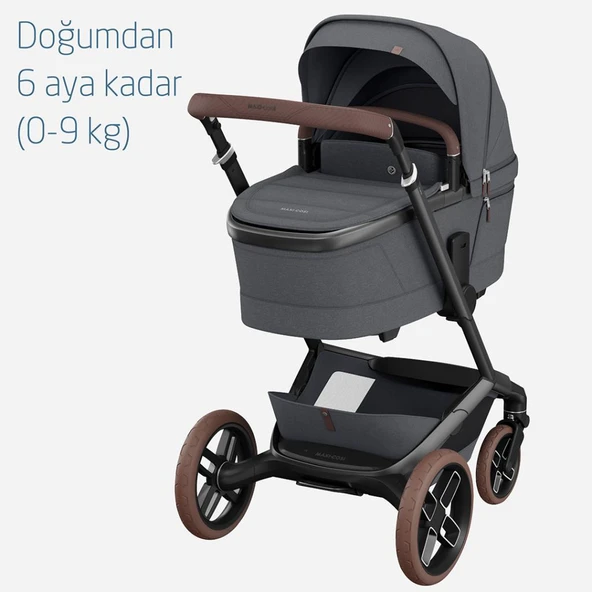 Maxi-Cosi Fame Yatış Pozisyonu Ayarlanabilir Ekstra Geniş 0-9 kg Portbebe Twillic Graphite - 2