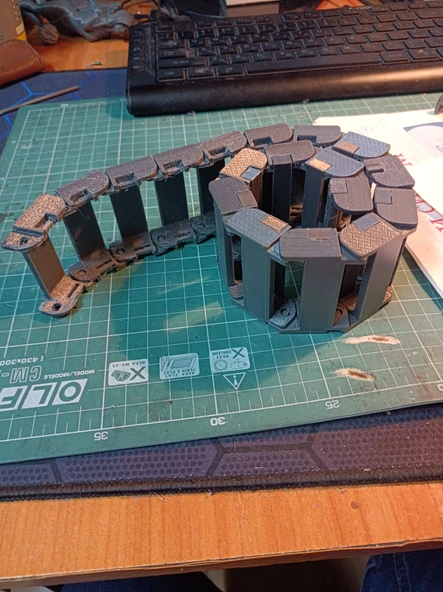 Byr3D Doğrusal Hareket Mekanizması Için Cnc, 3D Yazıcı Için Kablo Kanalı 3D856570 Sadece Plastik Aparattır