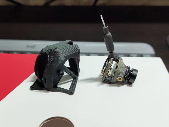 Byr3D Cetus X'ten (Betafpv) Kamera Ünitesini Ve Vtx'i Kurmak Için Mobula 7 Gölgelik 3D859952 Sadece Plastik Aparattır