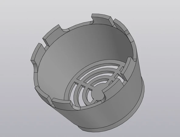 Byr3D Saeco Phedro Evo Kahve Makinesi Için Bardak Tutucu 3D860265 Sadece Plastik Aparattır