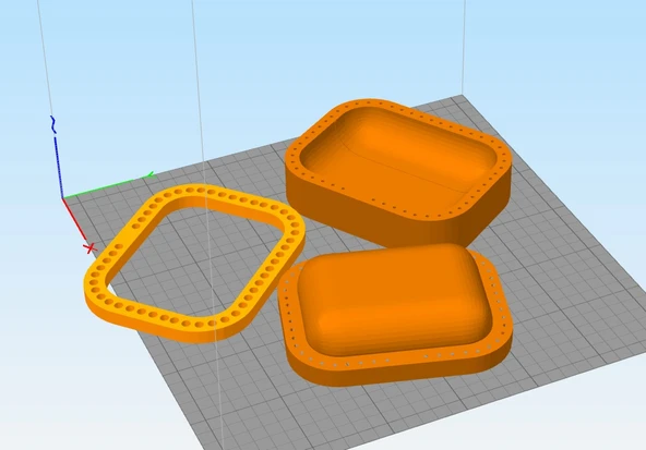 Byr3D  Pro Için Deri Çanta Yapmak Için Şablon 3D861917 Sadece Plastik Aparattır