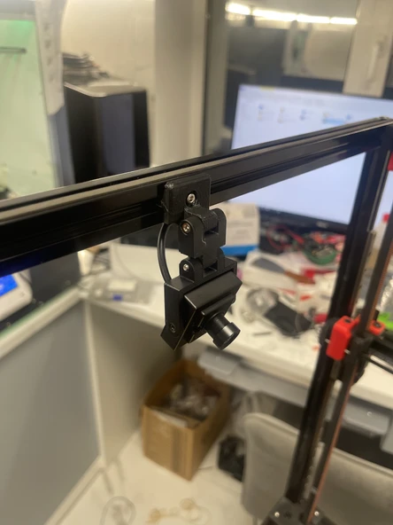 Byr3D Voron 2.4 Yazıcının Profil Borusu Için Kamera Montajı 3D861392 Sadece Plastik Aparattır