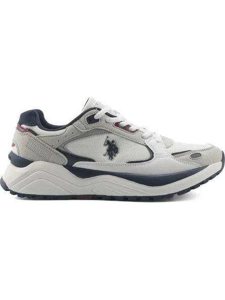 U.S.POLO ASSN MYER 5FX BEYAZ COMFORT CASUAL ANATOMİK SPOR AYAKKABISI - Resim 3