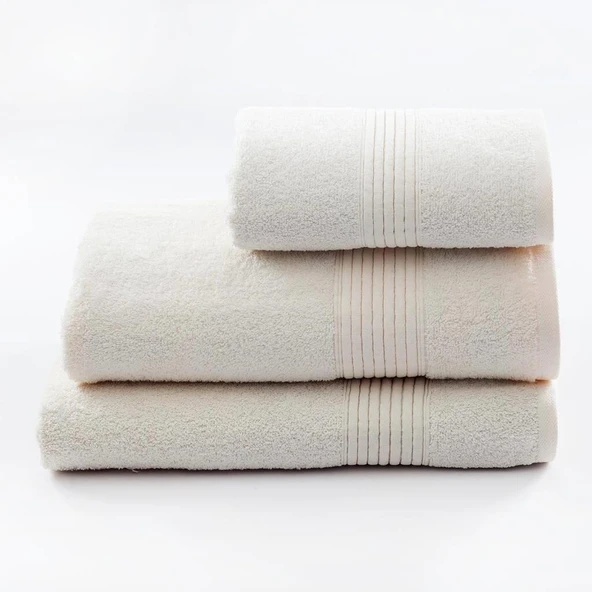 Maxstyle Pamuk Venüs Havlu Krem 50x90cm - 2