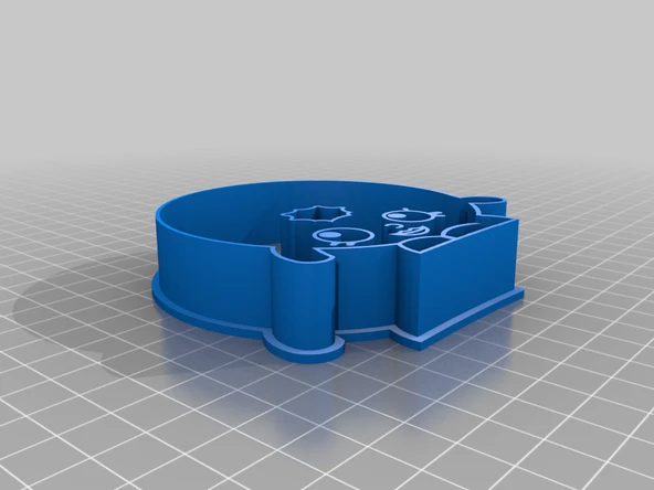 Byr3D Shopkins Çörek Kurabiye Kesici T2357768 Sadece Plastik Aparattır - Resim 2