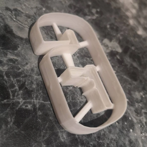 Byr3D Rainbow Six Siege Kurabiye Kesici T4041429 Sadece Plastik Aparattır - Resim 2