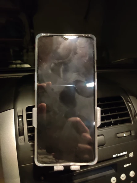 Byr3D Oneplus 7T (Tamponlu) Telefon Tutucu Araç Montajı Aparatı T4055783 Sadece Plastik Aparattır - Resim 2