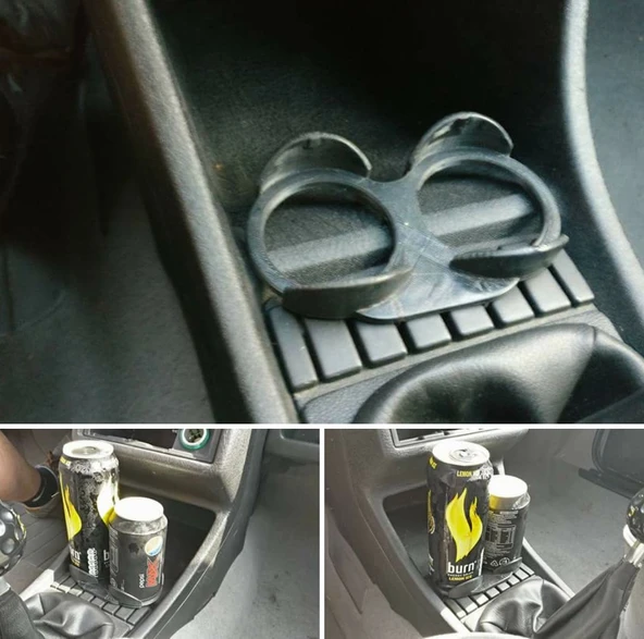 Byr3D Golf / Jetta 2 1984-1992 Bardak Tutucu T2370467 Sadece Plastik Aparattır - 3